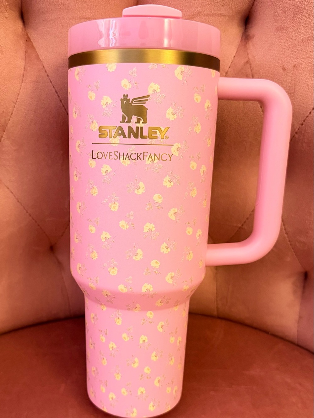Stanley LoveShackFancy Polaroid Rose 40 oz Quencher NIB
